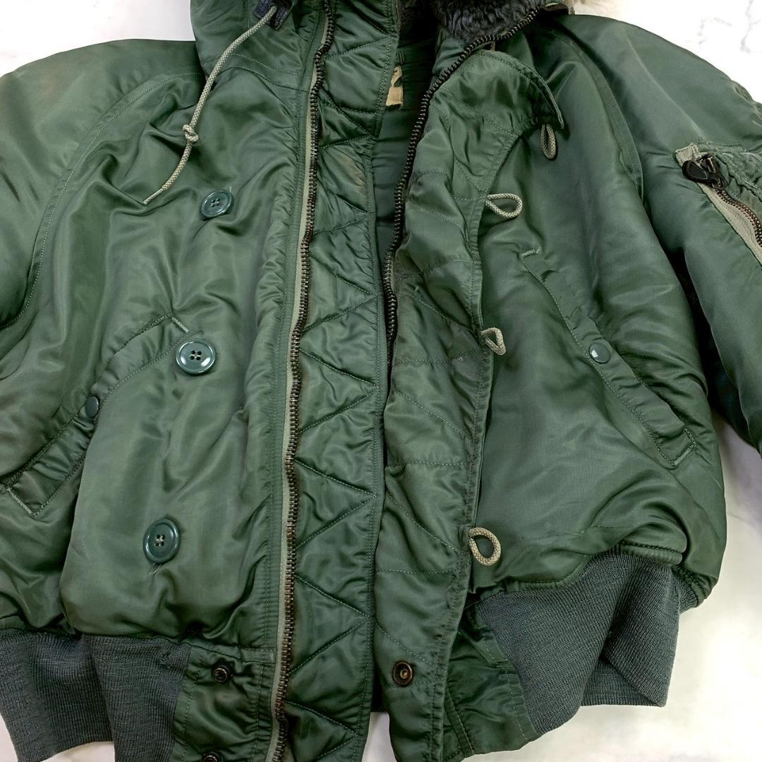 70s 米軍実物 N-2B フライトジャケット E型 M E095 - メルカリ