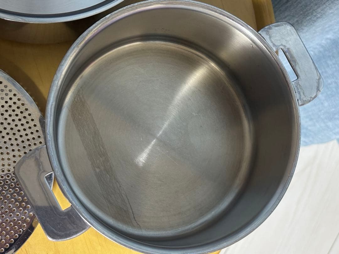 クリステル 深鍋 16/18/20cm 蓋付き 10点セット（内ハンドル2本）