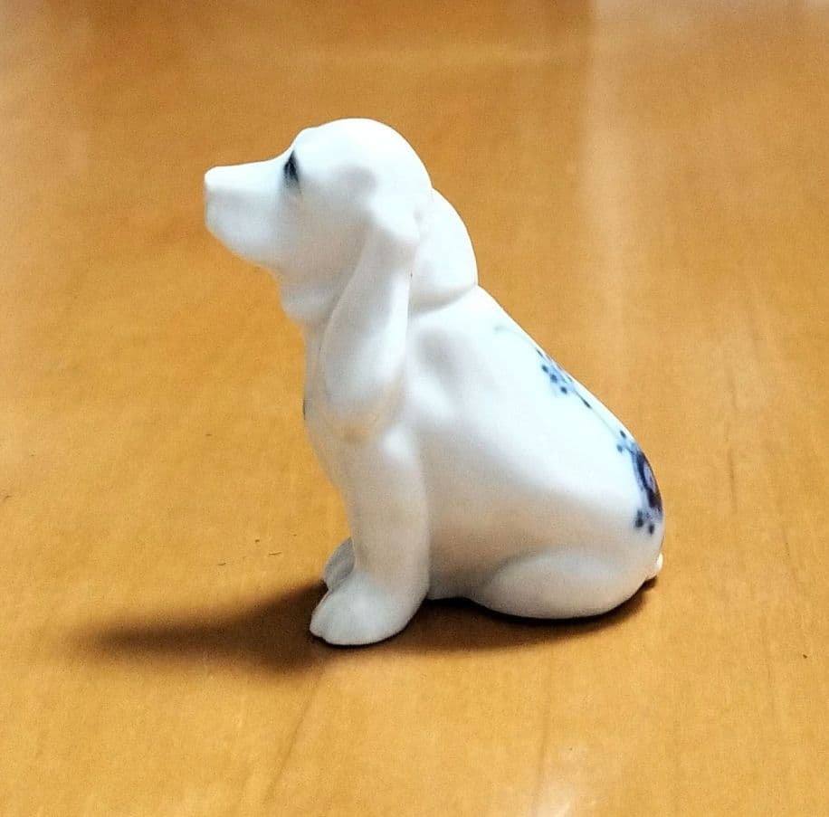 希少 ロイヤルコペンハーゲン フィギュリン ブルーパルメッテ 犬