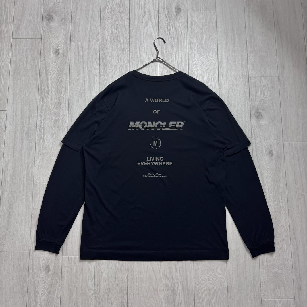 美品☆高級モデル☆ラバーロゴ】モンクレール ロンT 長袖 入手困難
