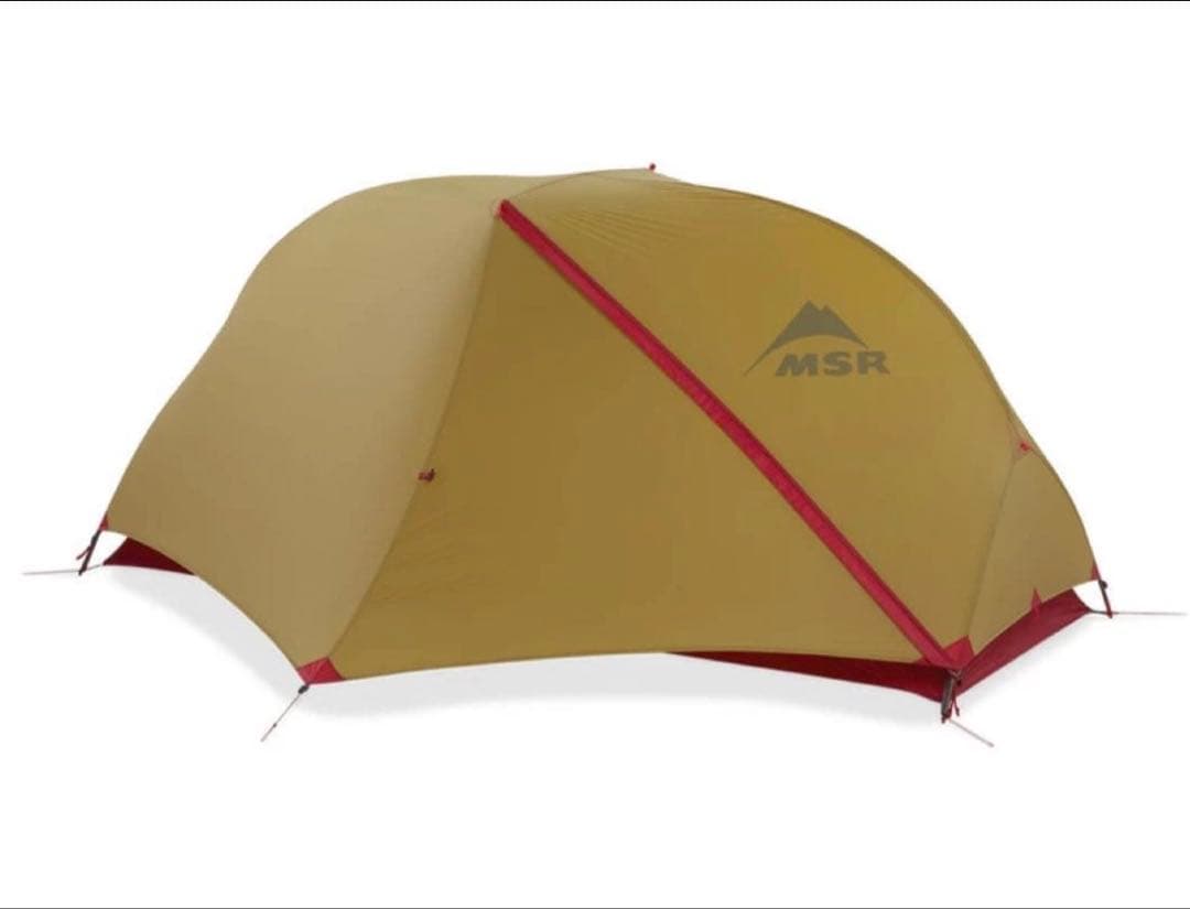 MSR HUBBA HUBBA SHIELD 1 テント グランドシート付き 新しいMSR ハバハバシールド テントには、日本の登山家・ハイカーの