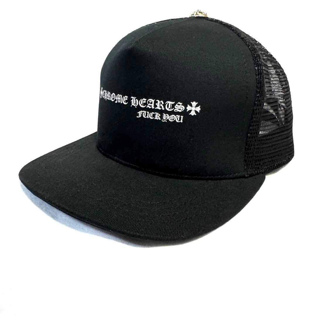 CHROME HEARTS ブラックメッシュキャップ - CHROME HEARTS ブラック