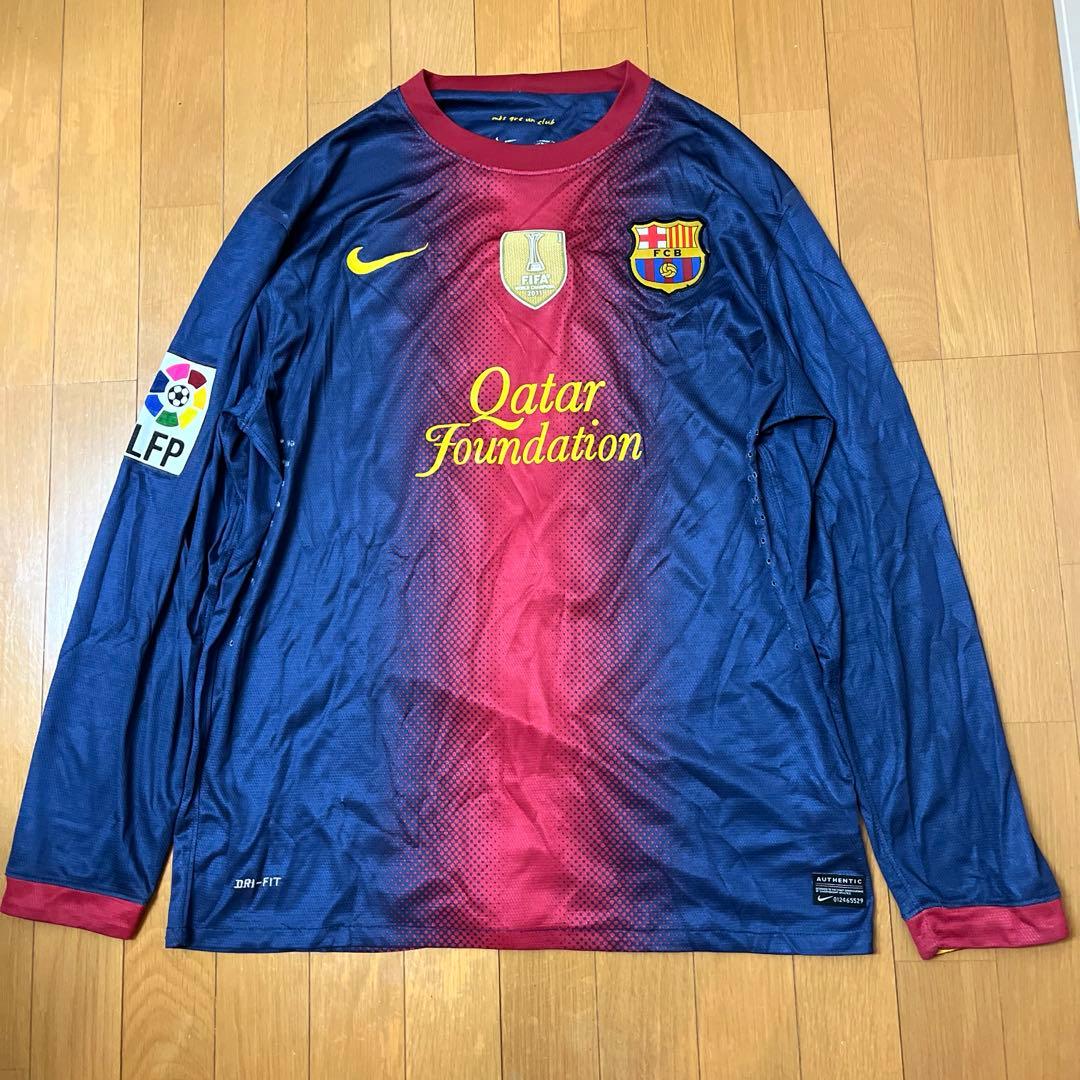 希少 11/12 シーズン バルセロナ CL メッシ MESSI 10 長袖 - メルカリ