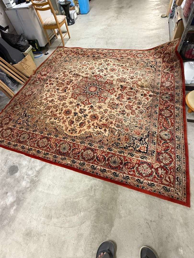 ベルギー製絨毯 ペルシャデザイン 1980年代製 BALTA 2.5m✖️2.5m