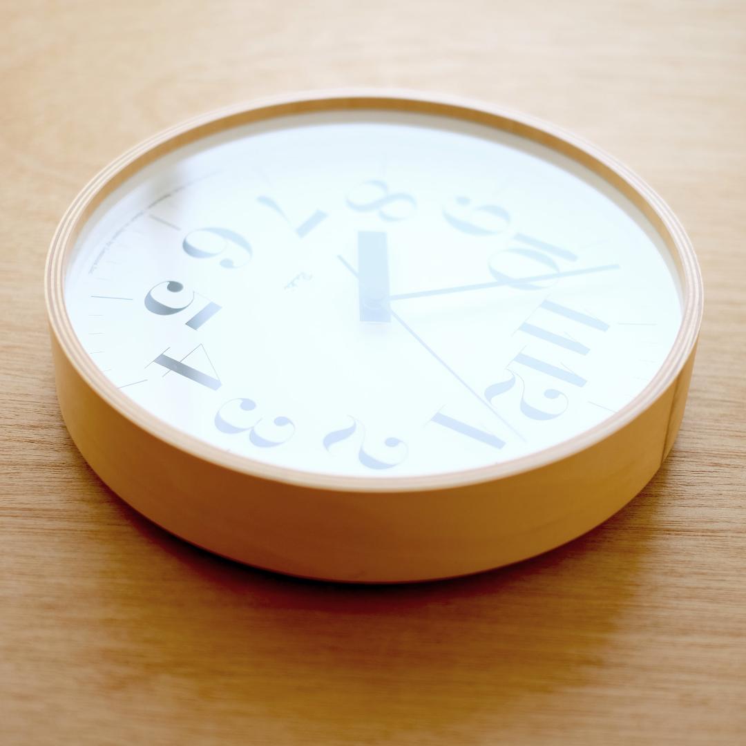 リキクロック 電波時計 M 25.4cm / Riki Clock RC 渡辺力