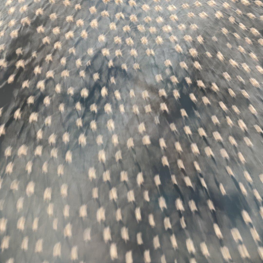 【希少・超美品 】45R カディ総手絞りワンピース　綿100% sizeM