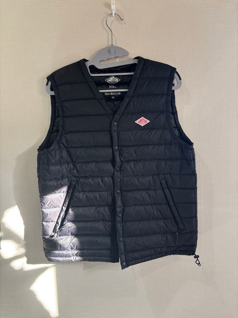 美品 DANTON ダウンベスト ネイビー 40 中古・古着通販】DANTON (ダントン) ダウンベスト ネイビー サイズ:40