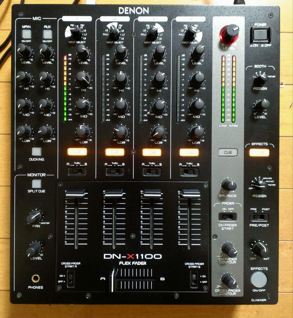 DENON DN-X1100 　動作確認済み　送料込み　DJミキサー 美品 2026年最新】DN X1100の人気アイテム - メルカリ