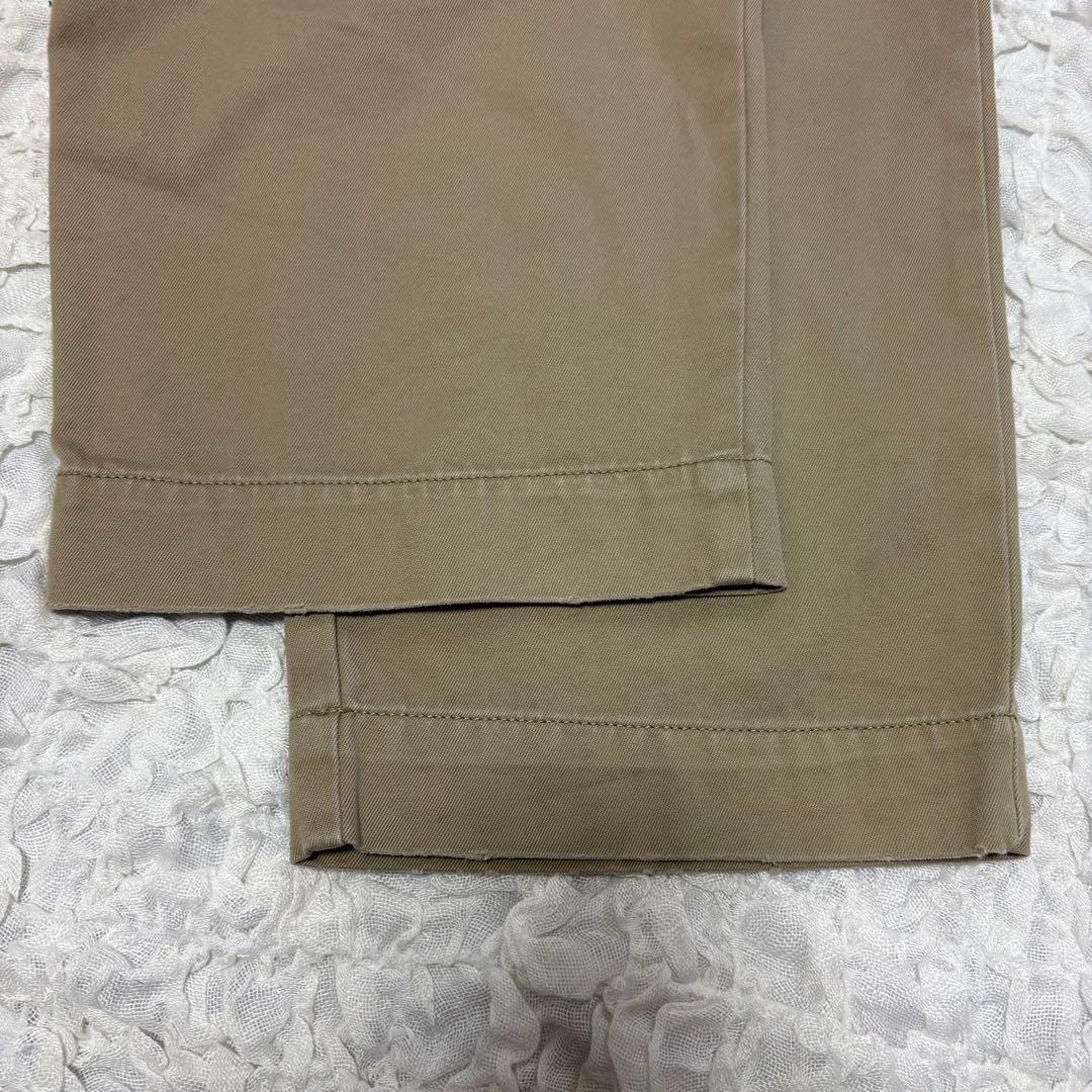 現行タグポロチノタグ復刻】ポロ ラルフローレン 2タック ワイドチノ