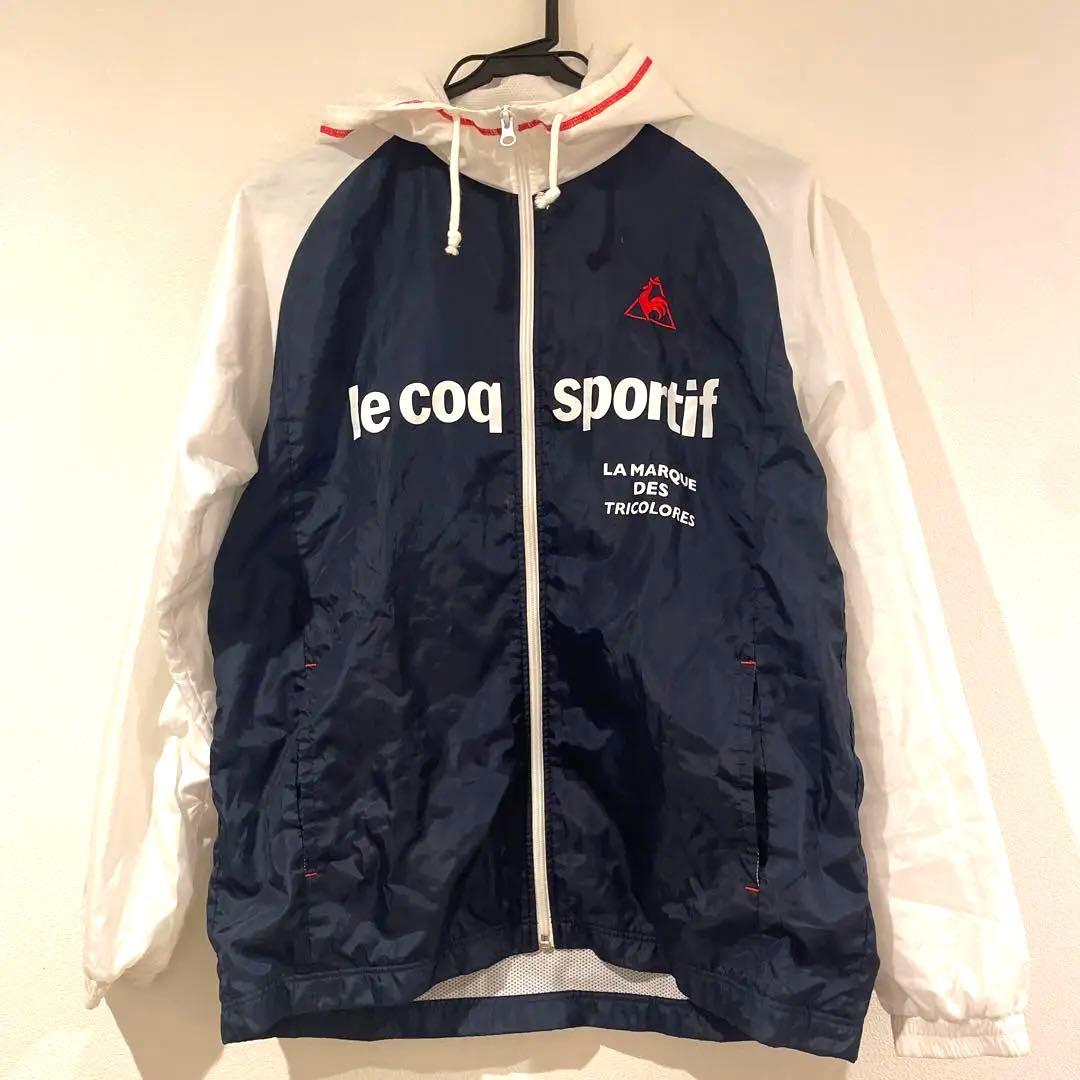 le coq sportif セットアップ ウィンドブレーカー 上下M ネイビー le coq sportif（ルコックスポルティフ） ルコック ウインドブレーカー