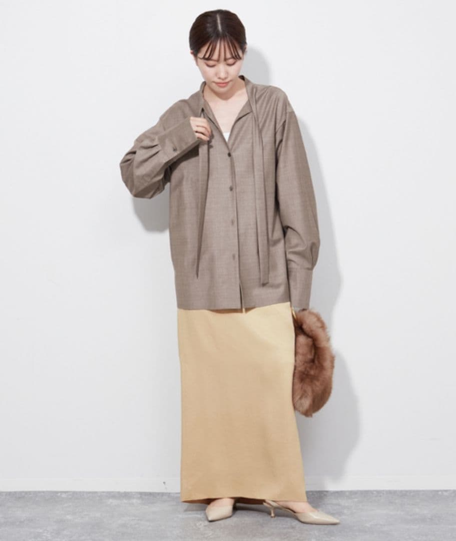 美品◇Plage R'IAM◇Tie ブラウス◇プラージュ