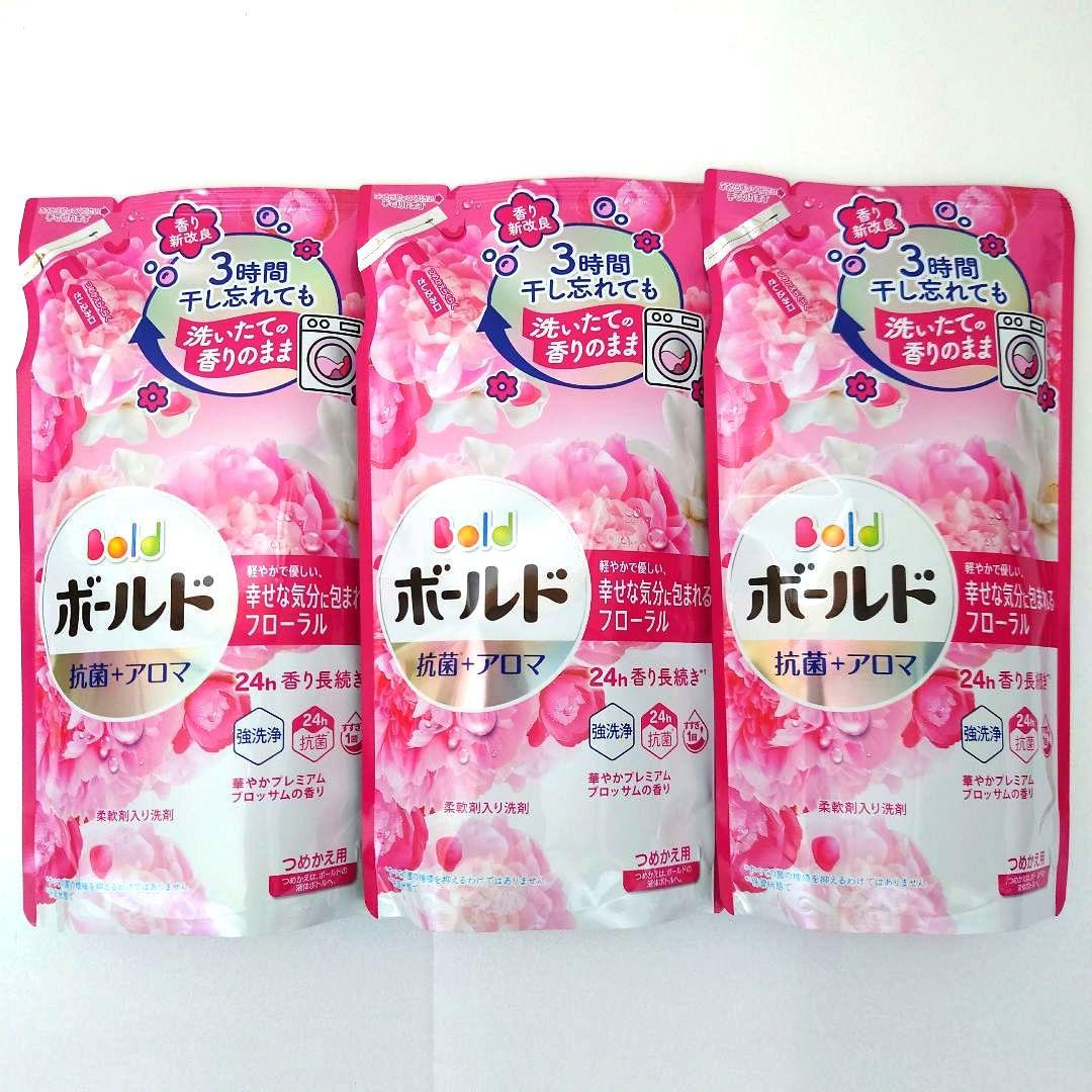 P＆G ボールド プレミアムブロッサム 抗菌＋アロマ 400g 3袋 A - メルカリ