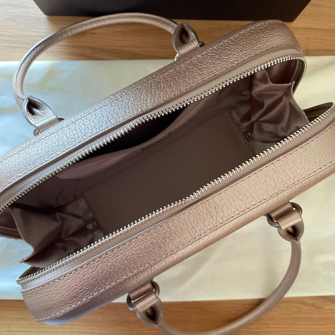 土屋鞄 オペラバッグ ハンドバッグ シャンパンゴールド - メルカリ