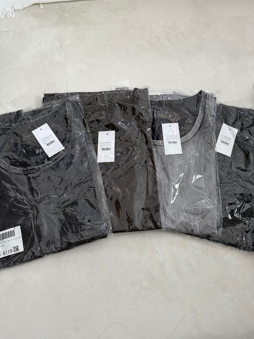 【CLEL】 4色セット ハイヴィンテージデザイン レイヤードタンクトップ CLEL】High Vintage Design Layered Tank Top/ハイヴィンテージ