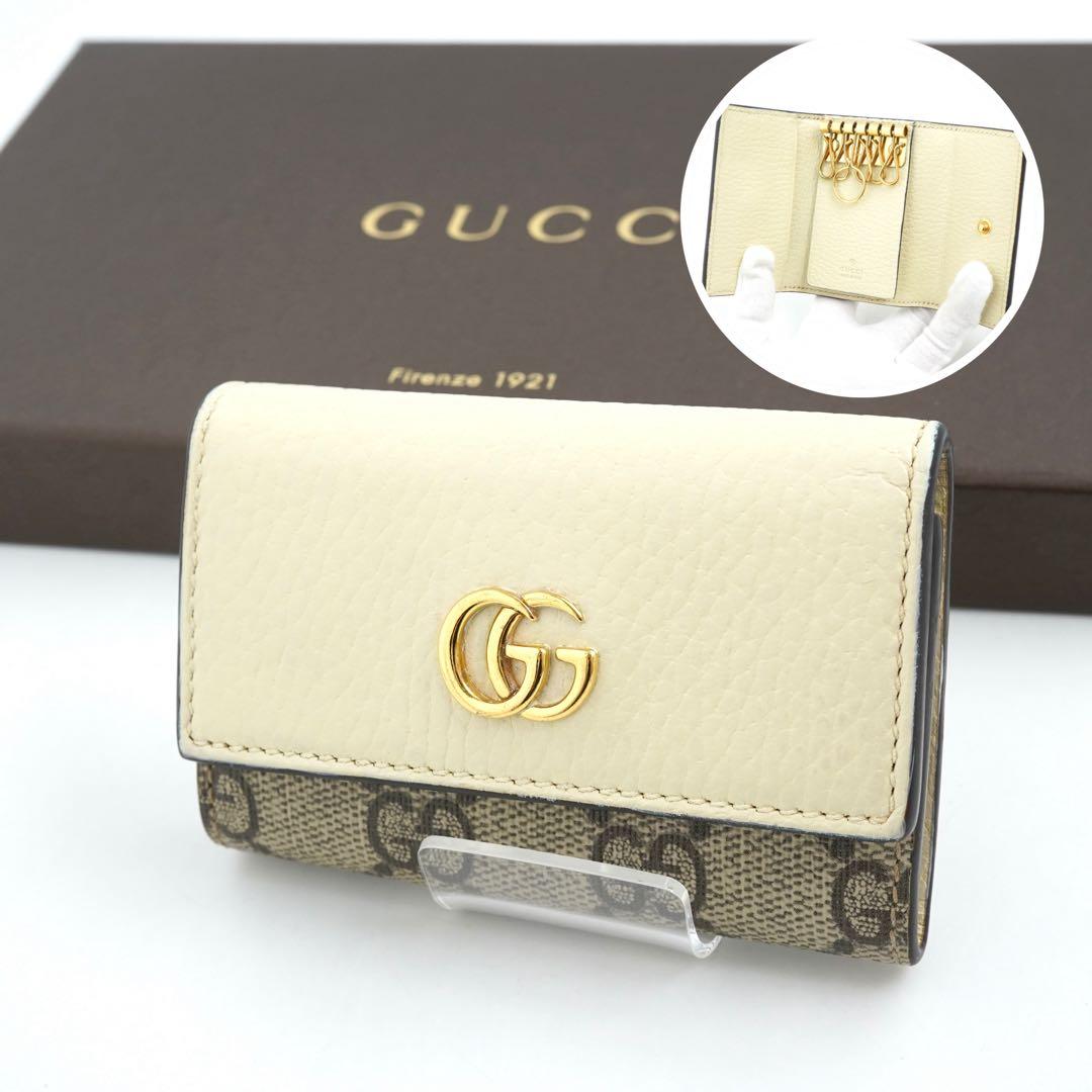 ✨未使用展示品✨　GUCCI キーケース　マーモント　インターロッキング　6連 ✨未使用展示品✨ GUCCI キーケース マーモント インターロッキング 6