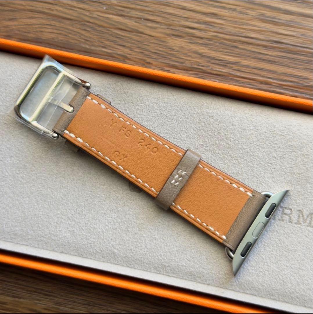167 ほぼ未使用 Apple Watch エルメス エトゥープドゥブルトゥール