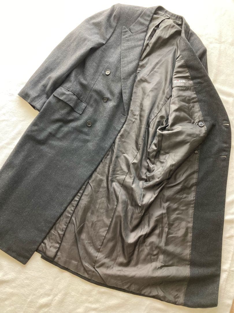 はがれん様専用カシミヤ100% Kiton チェスターコート サイズ52 グレー
