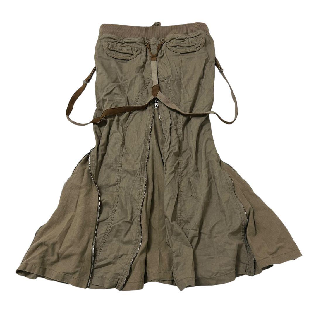 00's vintage goa ギミック パラシュートフレアスカート 亜熱帯 - メルカリ