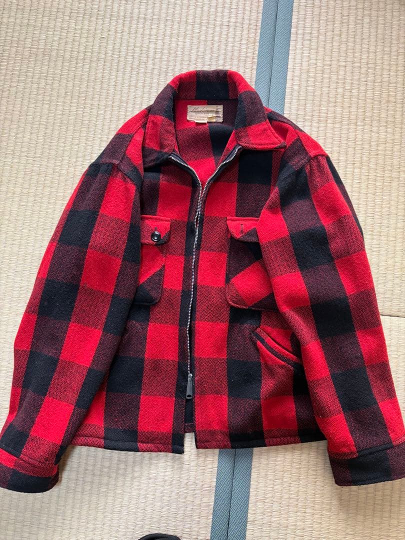バッファロージャケットTALON 50s 50年代 Mackinaw 50s ビンテージ ジョンソンウーレンミルズ ウールマッキーノジャケット