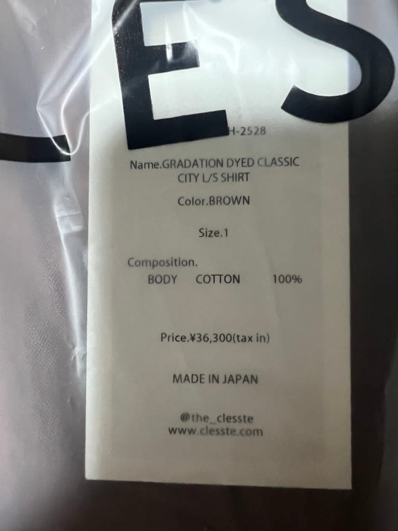 GRADATIONDYED CLASSIC CITY SHIRT clesste - メルカリ
