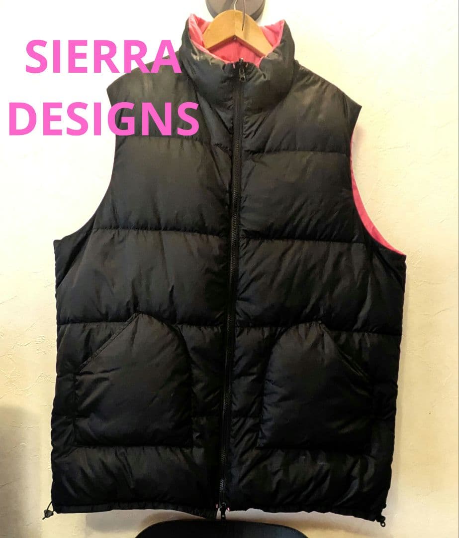 SIERRA DESIGNS × BEAMS BOY リバーシブル ダウンベスト