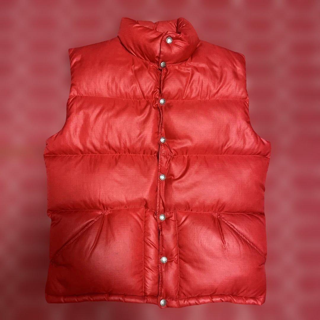 K*u様 70s THE NORTH FACE 茶タグ ダウンベスト 70s USA製 THE NORTH FACE ダウンベスト 茶タグ グリーン XS | harrysally