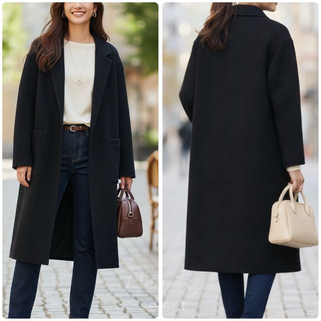 新品】COLLAGE ガリャルダガランテ／ウールダブルフェイスコート