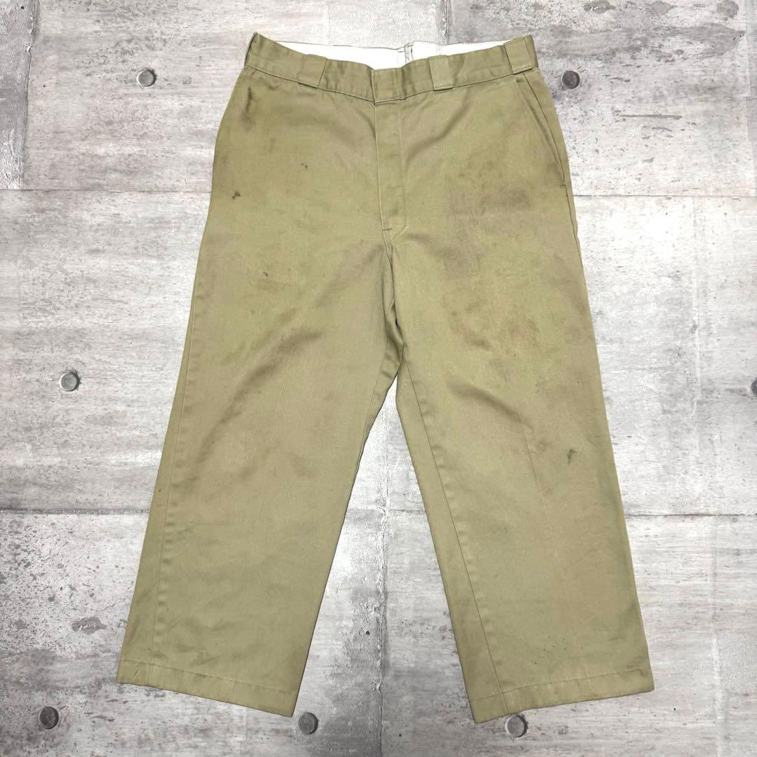 90s USA製 Dickies874 ベージュ チノパン ワークパンツ W34 - メルカリ