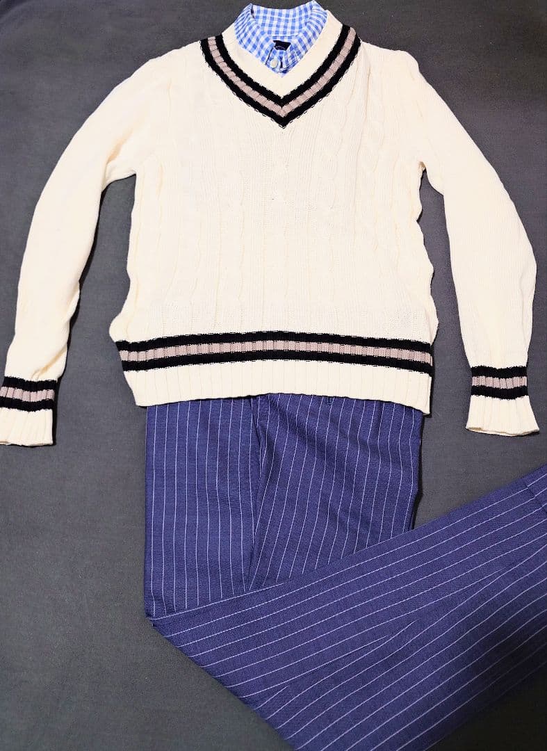 ゲリラセール 高級至高の逸品 CANONICO ダブルブレストスーツ L 美品