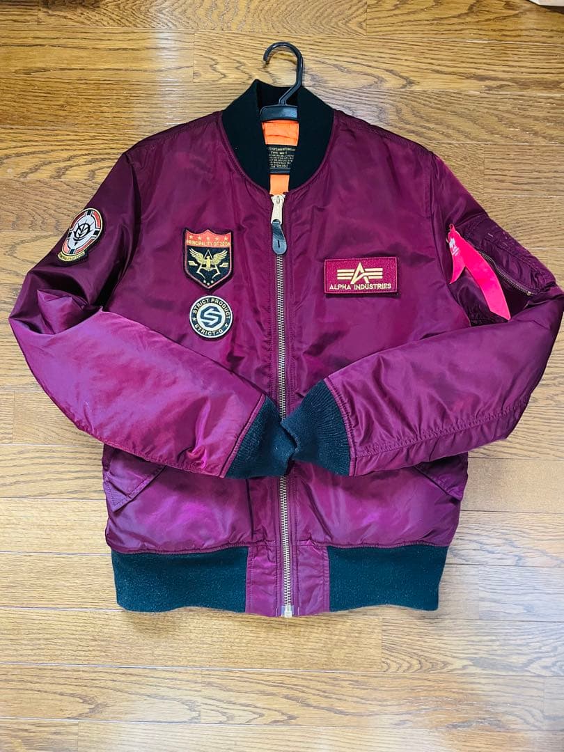 STRICT-G×ALPHA MA-1FLIGHTJACKET シャアジャケット 機動戦士ガンダム 逆襲のシャア』×ALPHA INDUSTRIES 2024新作フライト