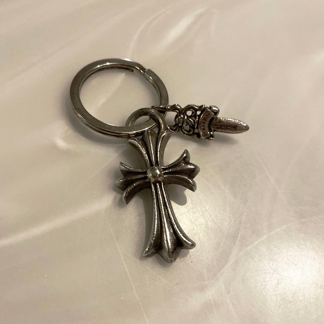 クロムハーツ　キーホルダー CHROME HEARTS（クロムハーツ） CHROME HEARTS DOUBLE DAGGER KEY RING