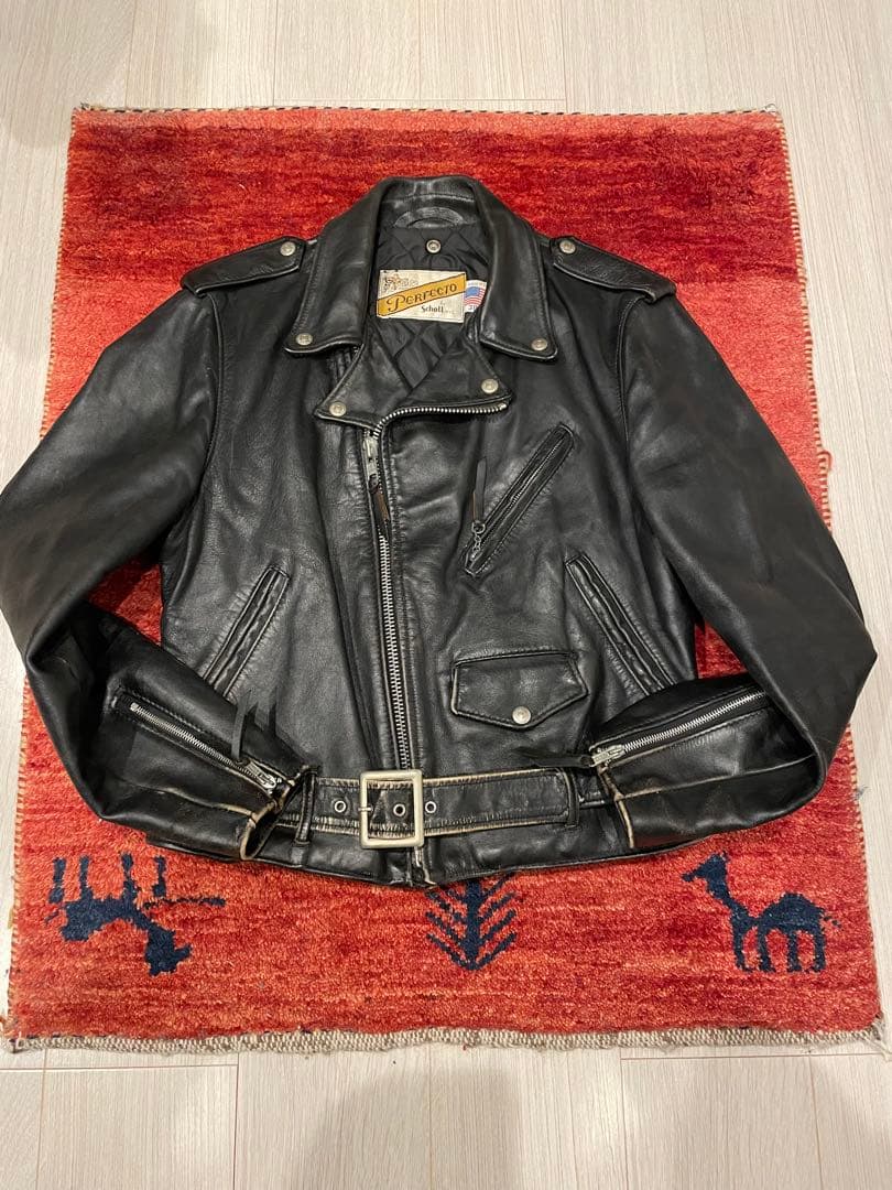 Schott NYC Perfecto ダブルライダースジャケット 38 s-l400.jpg