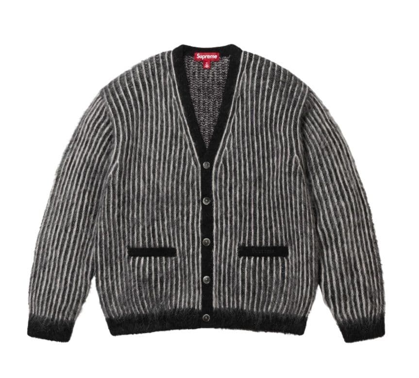 ほぼ新品L Supreme 2-Tone Mohair Cardigan 中古・古着通販】Supreme (シュプリーム) 2-Tone Mohair Cardigan