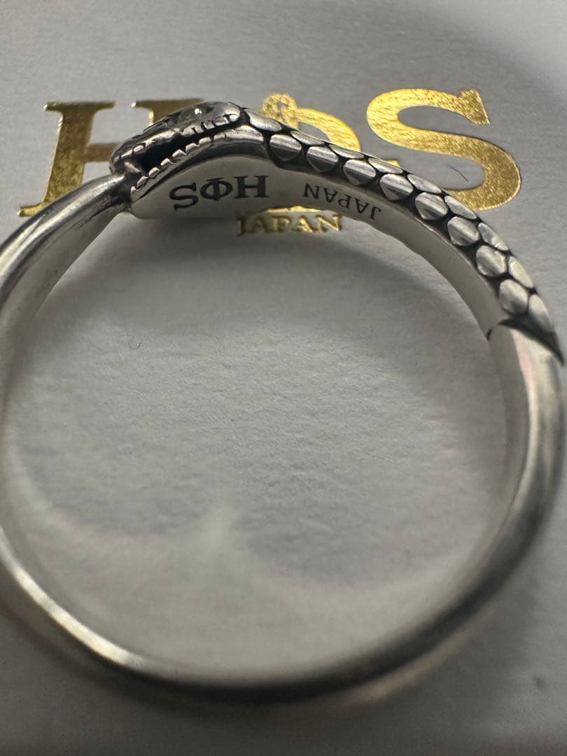 HOS ウロボロスデザイン シルバーリング - メルカリ