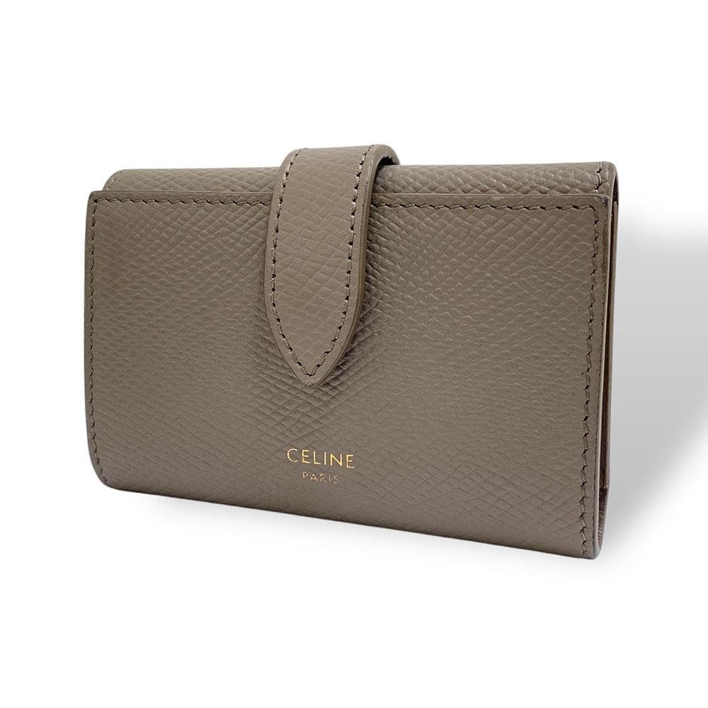 美品 CELINE セリーヌ キーケース 6連 レザー カーフスキン グレージュ CELINE（セリーヌ） ［飯能本店］CELINE 6連 キーケース レザー