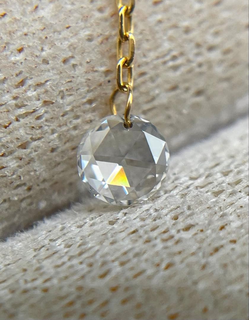 JA165☆高級 ダイヤモンド0.1ct K18 ネックレス - メルカリ