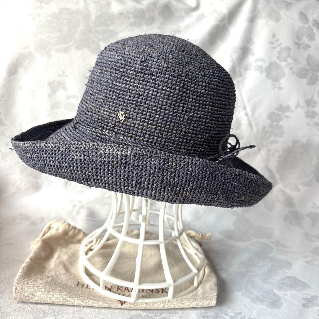 お買得　ヘレンカミンスキー 麦わら帽子 ブルー　ラフィネ　匿名配送 楽天市場】HELEN KAMINSKI ヘレンカミンスキー ボーターハット