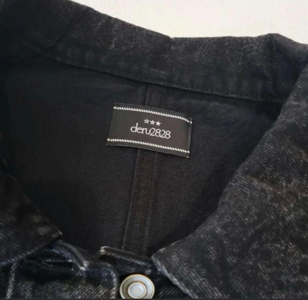 【美品】deru2828ブラックデニムジャケット 吉岡純子 完売品
