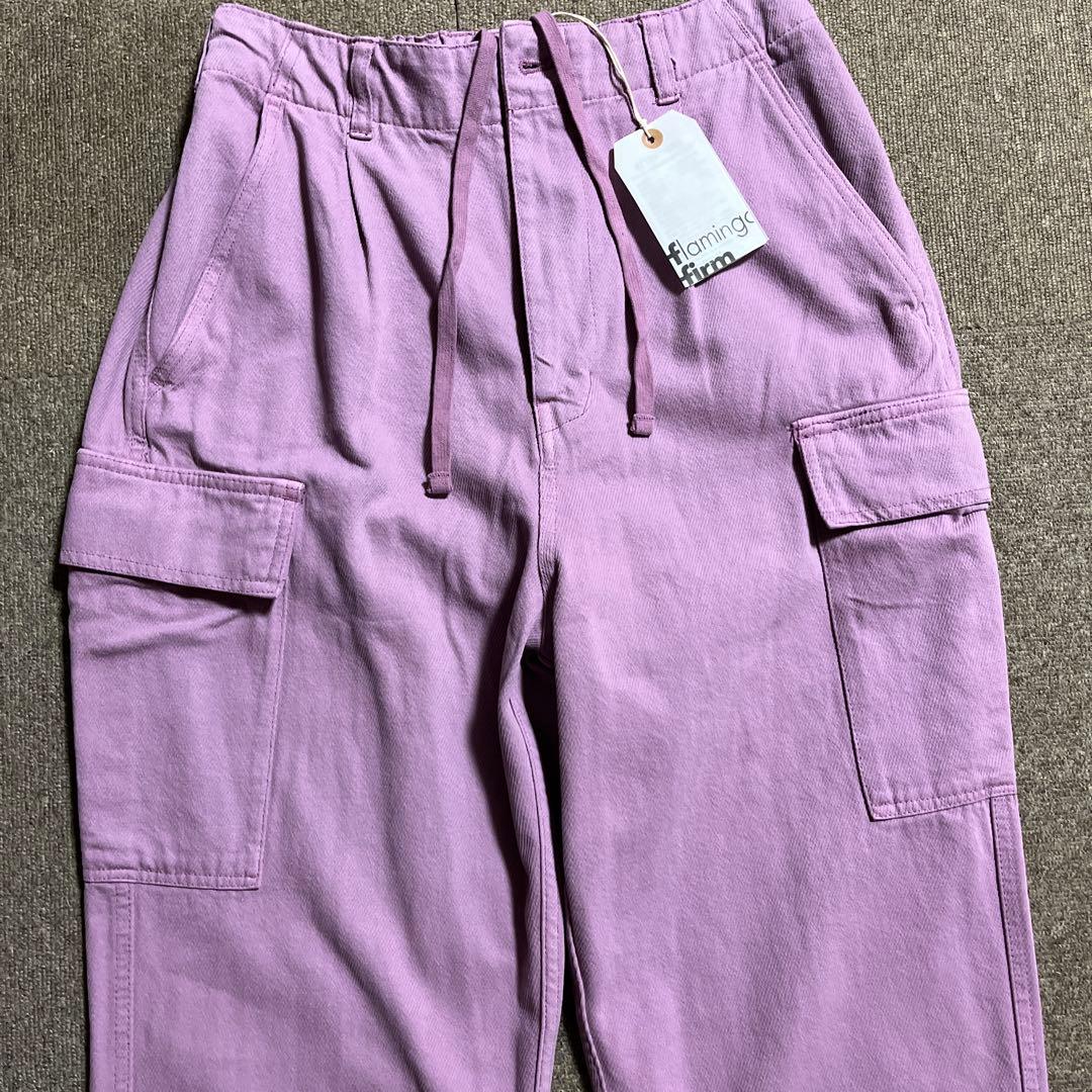 新品未使用flamingofirm カーゴパンツ カーゴクロップドパンツ - メルカリ