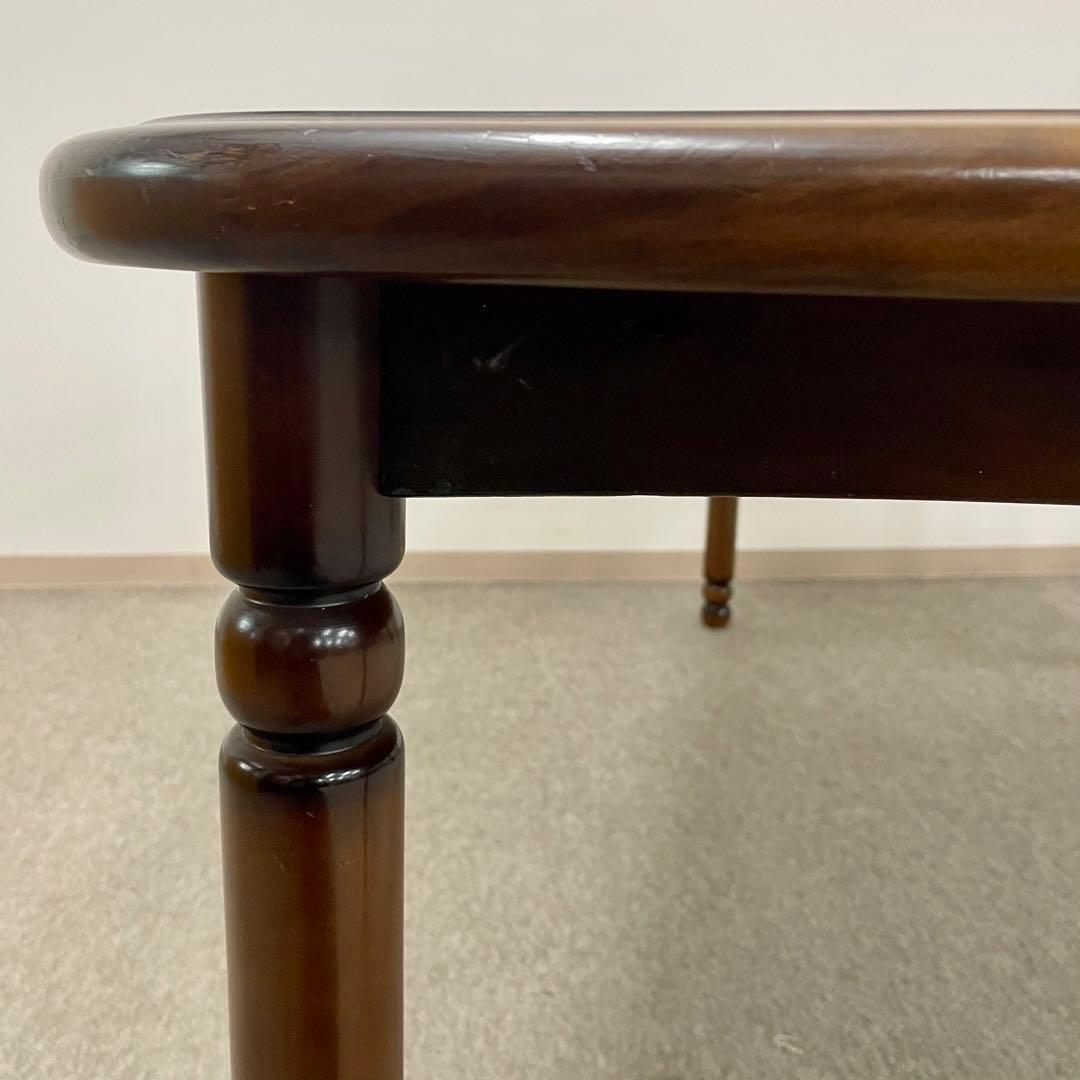 【カリモク】\"コロニアル\"DC5540QK 食堂テーブル