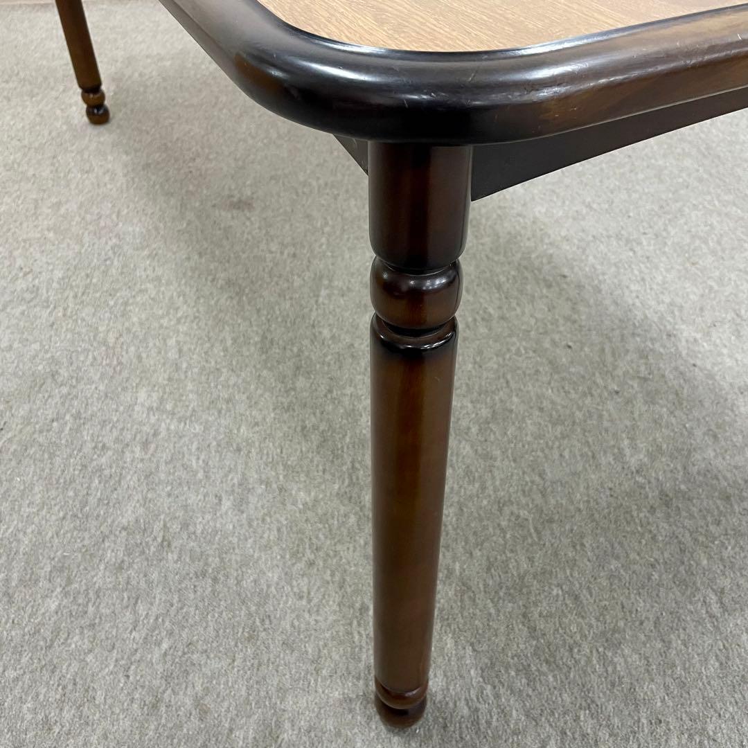 【カリモク】\"コロニアル\"DC5540QK 食堂テーブル