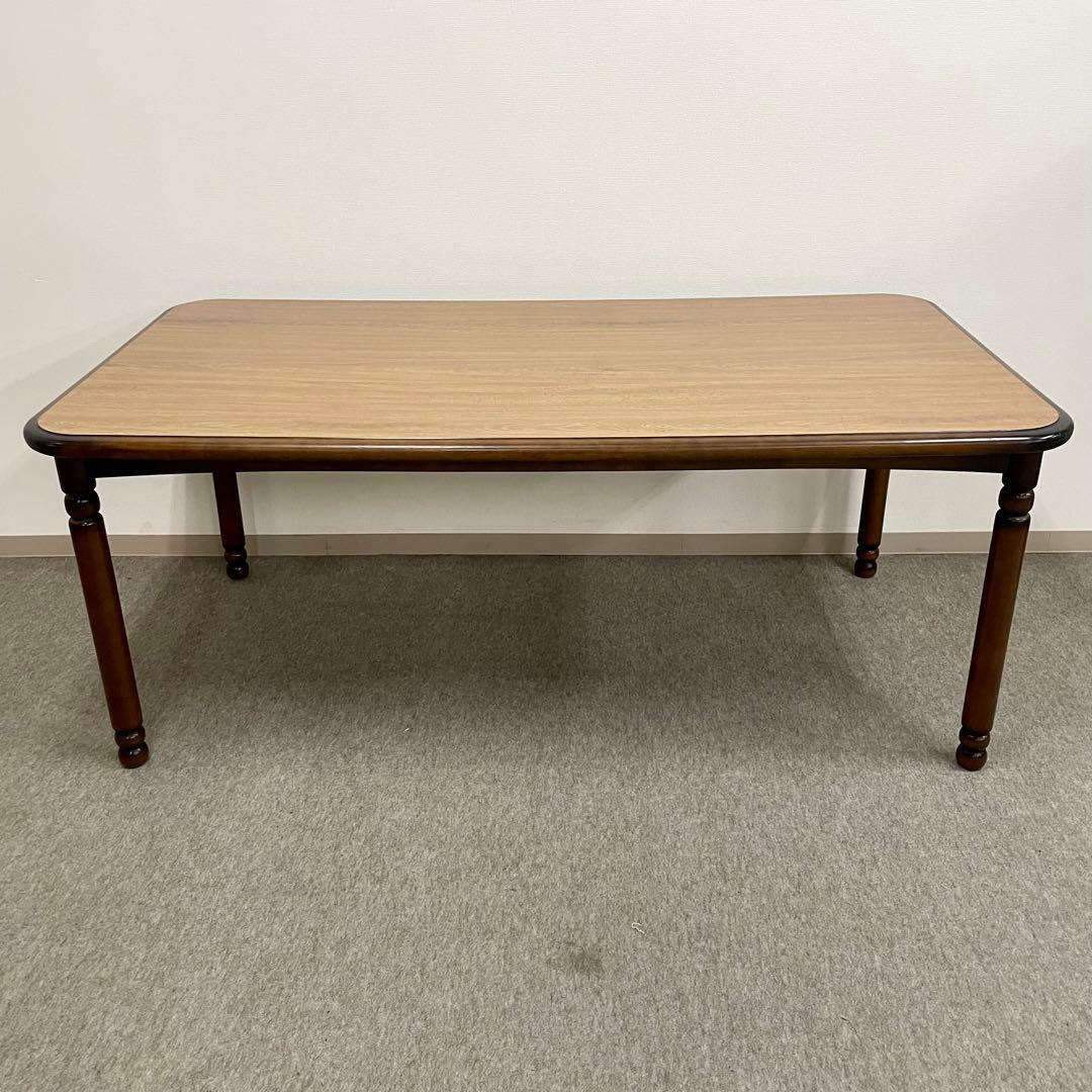 【カリモク】\"コロニアル\"DC5540QK 食堂テーブル