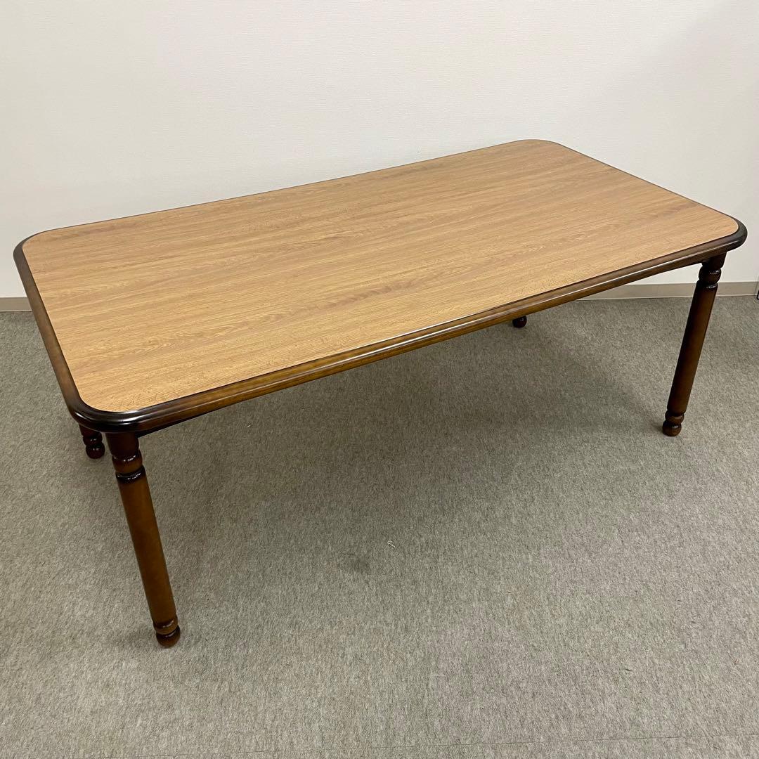 【カリモク】\"コロニアル\"DC5540QK 食堂テーブル