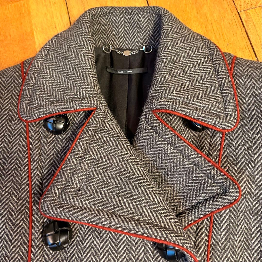 マリア様専用☆美品☆GUCCI ヘリンボーン テーラードジャケット - メルカリ