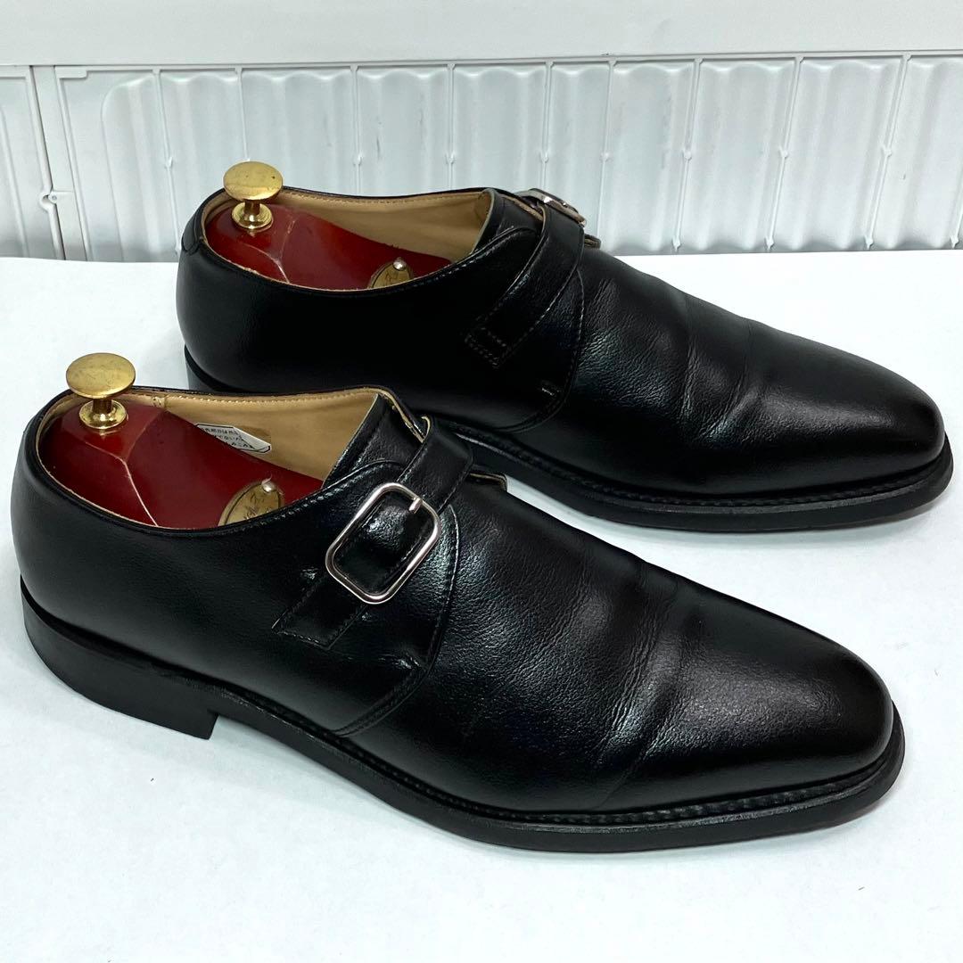 REGAL リーガル シングルモンクストラップ ブラック 24.5 革靴 - メルカリ