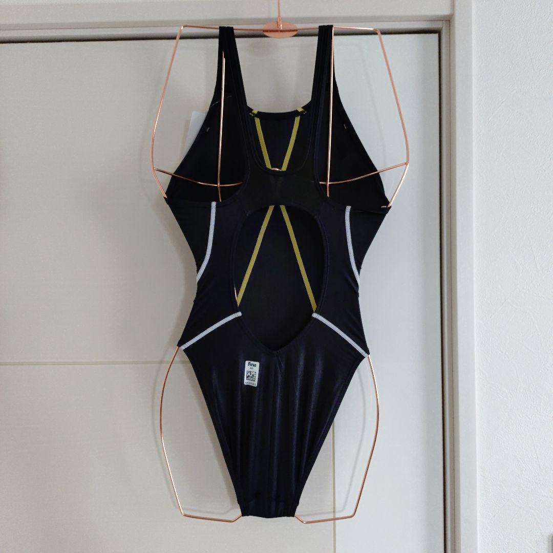 未使用品 アシックス競泳水着 ALS352 ハイドロスプラッシャー 黒 M