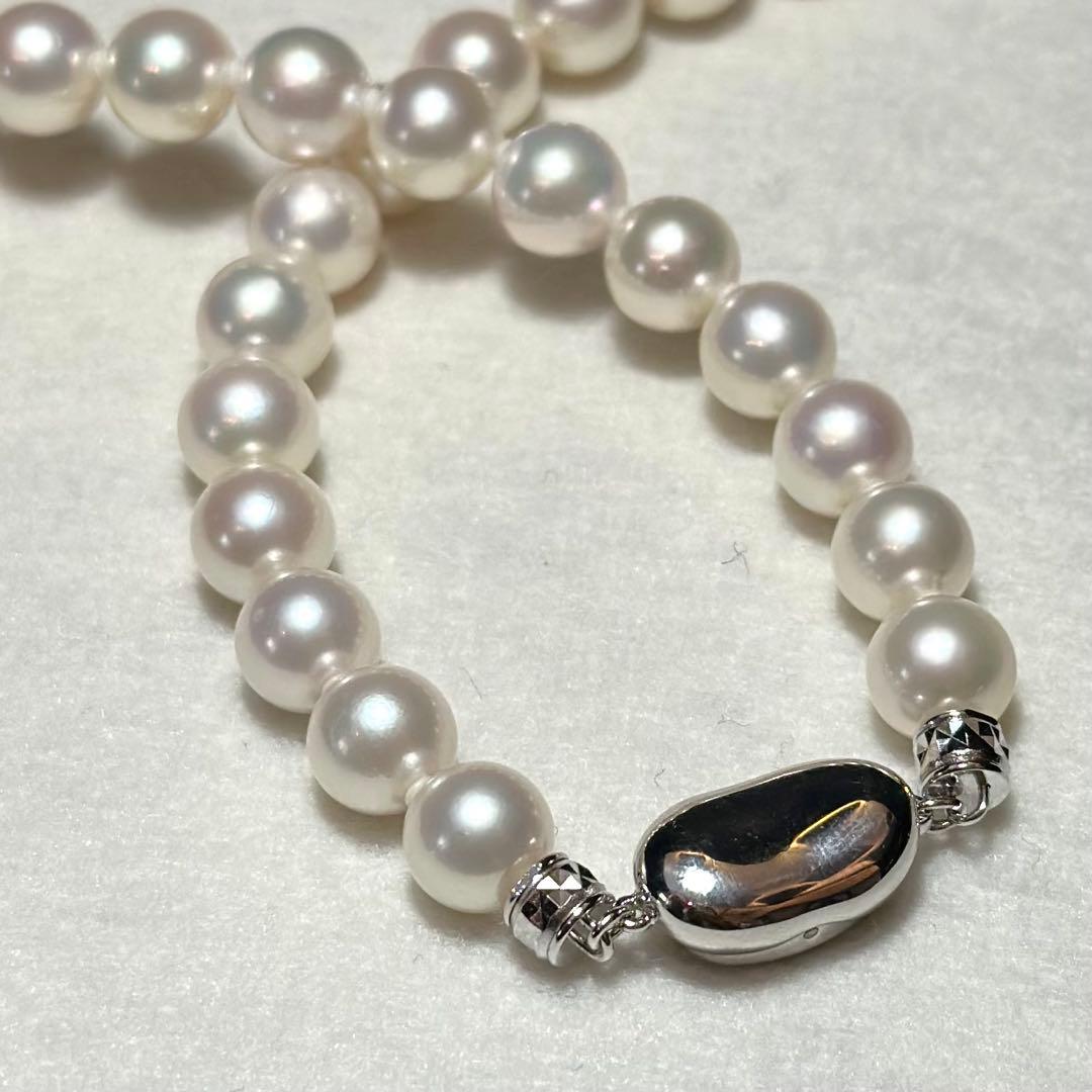 極美品✨超大珠　花珠級　アコヤ真珠 8.5mm ネックレス　パール　ソーティング