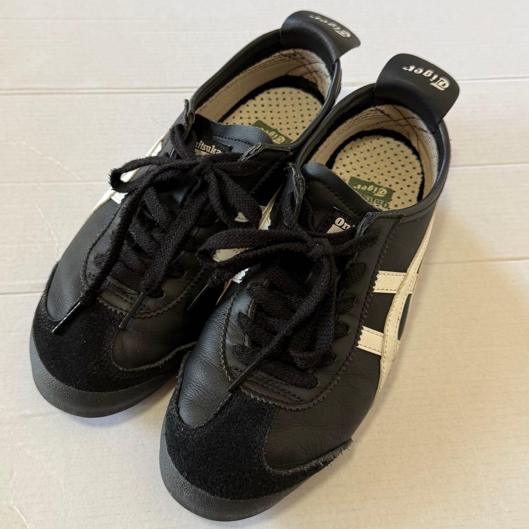 中古／オニツカタイガー メキシコ66 SD ブラックホワイト 24.0 - メルカリ