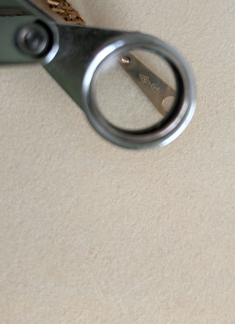 スクリューブレスレット　ツイストブレスレット　k18 17.5cm　4.6g