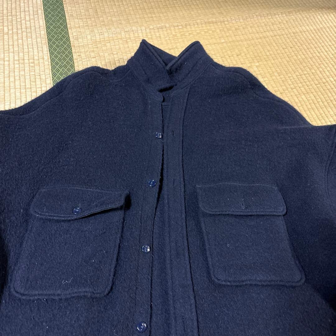 キャピタル ウールアウター ネイビー